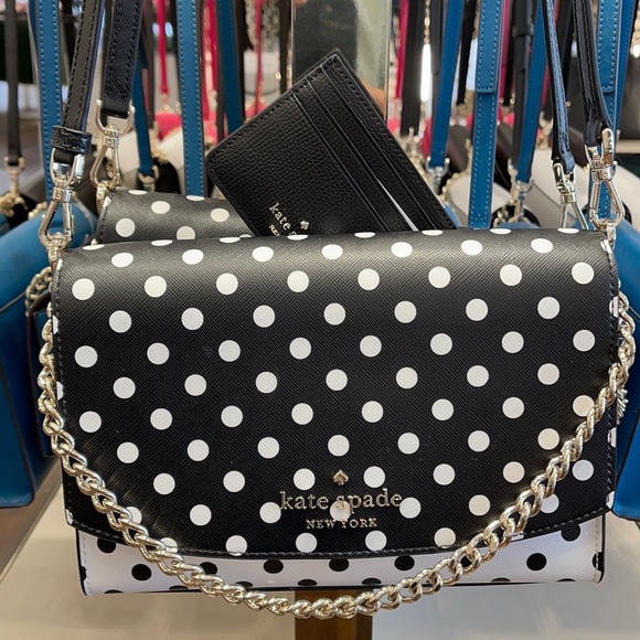 kate spade Handbags - Kate Spade carson convertible crossbody
&
staci small slim card holder 
saffiano